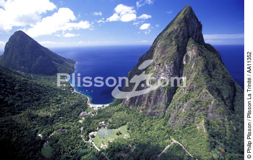 Saint Lucia. - © Philip Plisson / Plisson La Trinité / AA11352 - Photo Galleries - Volcano