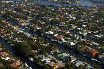 Houses in Miami. © Philip Plisson / Plisson La Trinité / AA11398 - Photo Galleries - Town [Florida]