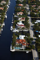 Maisons à Miami. © Philip Plisson / Plisson La Trinité / AA11399 - Nos reportages photos - Etats-Unis