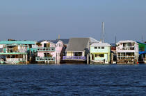 Houses in Keys Islands in Florida. © Philip Plisson / Plisson La Trinité / AA11409 - Photo Galleries - House built on piles