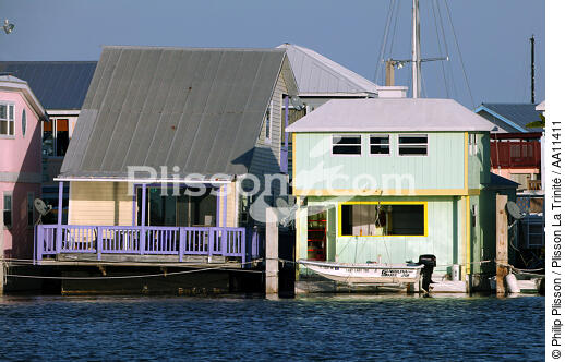 Maisons des Iles Keys en Floride. - © Philip Plisson / Plisson La Trinité / AA11411 - Nos reportages photos - Floride