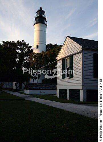 Lighthouse in Keys Islands in Florida. - © Philip Plisson / Plisson La Trinité / AA11415 - Photo Galleries - Flora