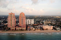 Miami. © Philip Plisson / Plisson La Trinité / AA11421 - Nos reportages photos - Gratte-ciel