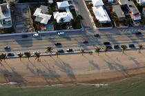 Paysage littoral de Miami. © Philip Plisson / Plisson La Trinité / AA11444 - Nos reportages photos - Miami
