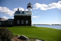 Lighthouse in Connecticut. © Philip Plisson / Plisson La Trinité / AA11452 - Photo Galleries - New England