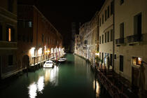 Venice by night. © Philip Plisson / Plisson La Trinité / AA11481 - Photo Galleries - Moment of the day