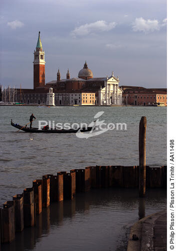 The San Giorgio Maggiore church of Venice. - © Philip Plisson / Plisson La Trinité / AA11498 - Photo Galleries - Town [It]