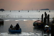 Fin de journée sur Venise. © Philip Plisson / Plisson La Trinité / AA11521 - Nos reportages photos - Venise