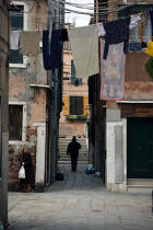 Lane of Venice. © Philip Plisson / Plisson La Trinité / AA11534 - Photo Galleries - Road