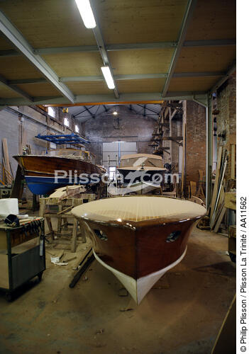 Workshop in Venice. - © Philip Plisson / Plisson La Trinité / AA11562 - Photo Galleries - Shipyards