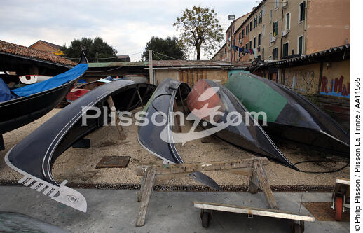 Shipbuilding in Venice. - © Philip Plisson / Plisson La Trinité / AA11565 - Photo Galleries - Boat and shipbuilding
