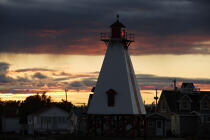 Coucher de soleil sur Shediac. © Philip Plisson / Plisson La Trinité / AA11605 - Nos reportages photos - Ville [Nouveau Brunswick]