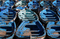 Fishing boats in Essaouira. © Philip Plisson / Plisson La Trinité / AA11631 - Photo Galleries - Small boat
