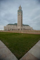 La Mosquée Hassan II à Casablanca. © Philip Plisson / Plisson La Trinité / AA11645 - Nos reportages photos - Ville [Maroc]