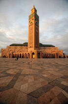 La Mosquée Hassan II à Casablanca. © Philip Plisson / Plisson La Trinité / AA11647 - Nos reportages photos - Monument religieux