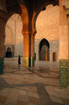 La Mosquée Hassan II à Casablanca. © Philip Plisson / Plisson La Trinité / AA11648 - Nos reportages photos - Ville [Maroc]