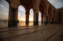 The Hassan II mosque in Casablanca. © Philip Plisson / Plisson La Trinité / AA11649 - Photo Galleries - Morocco