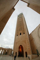 The Hassan II mosque in Casablanca. © Philip Plisson / Plisson La Trinité / AA11650 - Photo Galleries - Religious monument