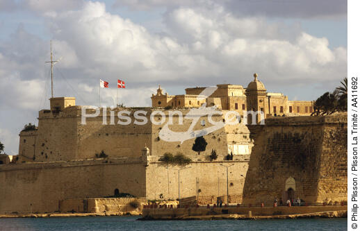 Ramparts of Valletta. - © Philip Plisson / Plisson La Trinité / AA11692 - Photo Galleries - Town [Malta]