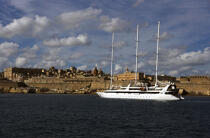 Valletta. © Philip Plisson / Plisson La Trinité / AA11696 - Photo Galleries - Pleasure and Cruising Monohulls