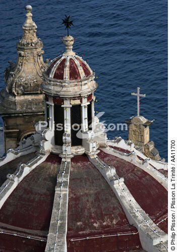 Dome of a church in Valletta. - © Philip Plisson / Plisson La Trinité / AA11700 - Photo Galleries - Town [Malta]