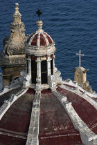 Dome of a church in Valletta. © Philip Plisson / Plisson La Trinité / AA11700 - Photo Galleries - Valletta
