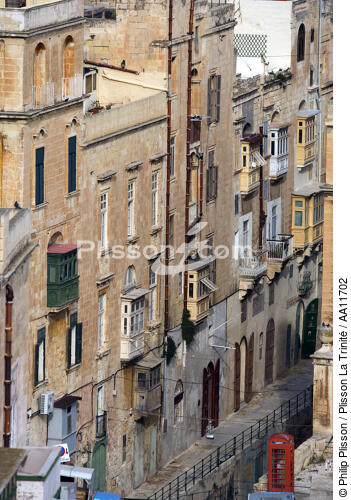 Malta. - © Philip Plisson / Plisson La Trinité / AA11702 - Photo Galleries - Road