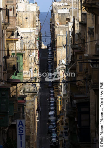 Street of Malta. - © Philip Plisson / Plisson La Trinité / AA11705 - Photo Galleries - Town
