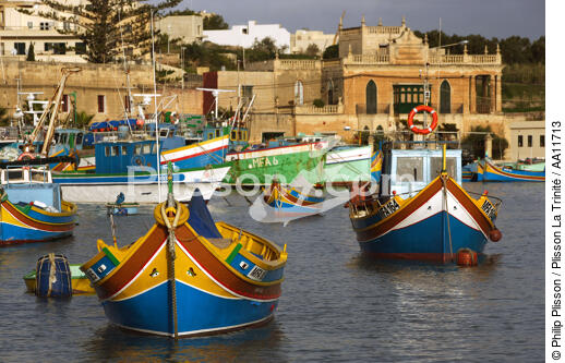 Port on the island of Malta. - © Philip Plisson / Plisson La Trinité / AA11713 - Photo Galleries - Town