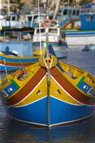 Hull of boat in Malta. © Philip Plisson / Plisson La Trinité / AA11723 - Photo Galleries - Stem