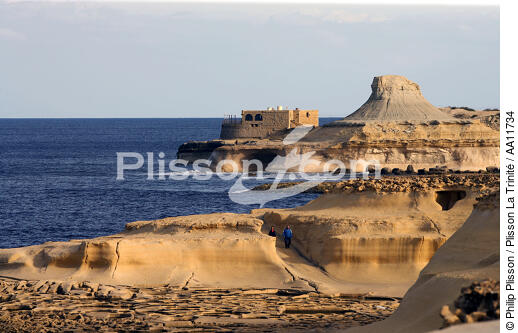 L'île de Gozo. - © Philip Plisson / Plisson La Trinité / AA11734 - Nos reportages photos - Ciel bleu