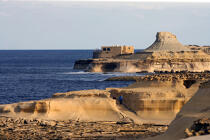 L'île de Gozo. © Philip Plisson / Plisson La Trinité / AA11734 - Nos reportages photos - Rocher