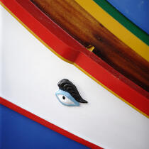 Paintings on the hulls of Maltese boats. © Philip Plisson / Plisson La Trinité / AA11739 - Photo Galleries - Elements of boat