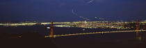 The Golden Gate by night. © Philip Plisson / Plisson La Trinité / AA11747 - Photo Galleries - San Francisco