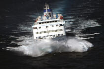 Ferry en Grèce. © Philip Plisson / Plisson La Trinité / AA11762 - Nos reportages photos - Grèce