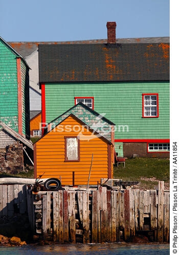 Maisons à Saint Pierre et Miquelon. - © Philip Plisson / Plisson La Trinité / AA11854 - Nos reportages photos - Saint-Pierre-et-Miquelon