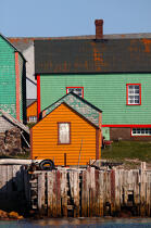 Houses on Saint Pierre et Miquelon. © Philip Plisson / Plisson La Trinité / AA11854 - Photo Galleries - Good weather