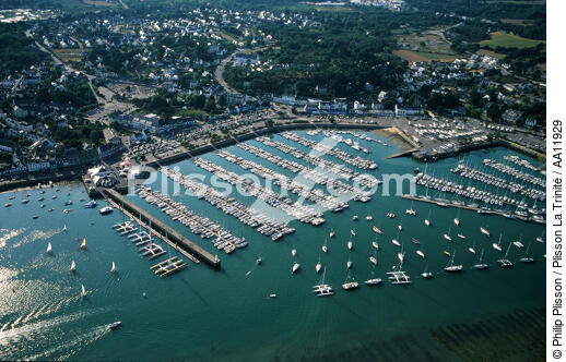 The port of La Trinité sur Mer. - © Philip Plisson / Plisson La Trinité / AA11929 - Photo Galleries - Village