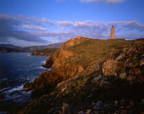 Le phare du Cap Béar. © Philip Plisson / Plisson La Trinité / AA12008 - Nos reportages photos - Phares France