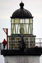 Le phare d' Ar Men. © Philip Plisson / Plisson La Trinité / AA12014 - Nos reportages photos - Gardien de phare