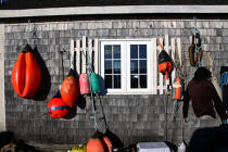 Cabane de pêche à St Andrews. © Philip Plisson / Plisson La Trinité / AA12019 - Nos reportages photos - Cabane