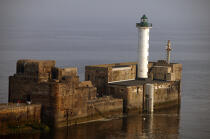 The lighthouse of Boulogne. © Philip Plisson / Plisson La Trinité / AA12036 - Photo Galleries - Pas de Calais