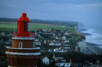 The lighthouse of Ault. © Philip Plisson / Plisson La Trinité / AA12043 - Photo Galleries - Ault