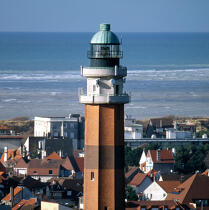 The lighthouse of La Canche in Le Touquet. © Philip Plisson / Plisson La Trinité / AA12049 - Photo Galleries - Pas de Calais