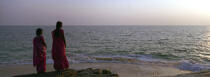 Sur une plage de Vilinjam en Inde. © Philip Plisson / Plisson La Trinité / AA12077 - Nos reportages photos - Femme