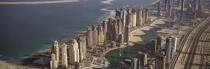 Vue aérienne de Dubai. © Philip Plisson / Plisson La Trinité / AA12098 - Nos reportages photos - Gratte-ciel
