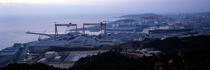 Shipyards Hyundai in Ulsan. © Philip Plisson / Plisson La Trinité / AA12100 - Photo Galleries - Boat and shipbuilding