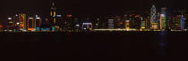 Hong Kong de nuit. © Philip Plisson / Plisson La Trinité / AA12104 - Nos reportages photos - Nuit