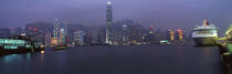 Hong Kong by night. © Philip Plisson / Plisson La Trinité / AA12105 - Photo Galleries - Moment of the day