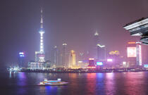 Shanghai in China. © Philip Plisson / Plisson La Trinité / AA12257 - Photo Galleries - Night
